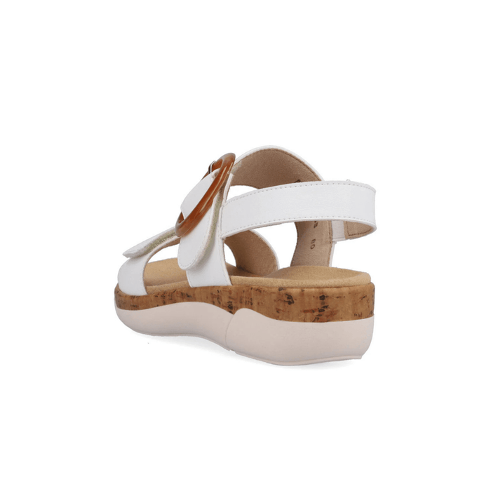 Rieker Women's R6853 - 80 Jocelyn White Leather - 9019418 - Tip Top Shoes of New York