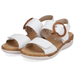 Rieker Women's R6853 - 80 Jocelyn White Leather - 9019418 - Tip Top Shoes of New York
