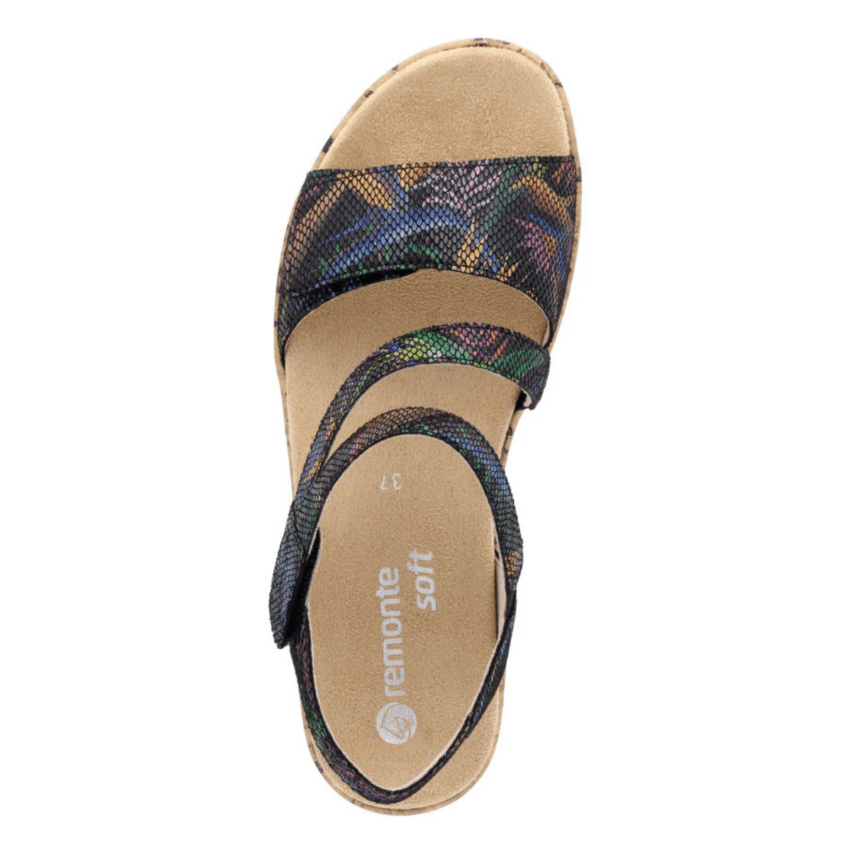 Rieker Women's R6860 - 91 Jocelyn Black Multi Leather - 9020612 - Tip Top Shoes of New York