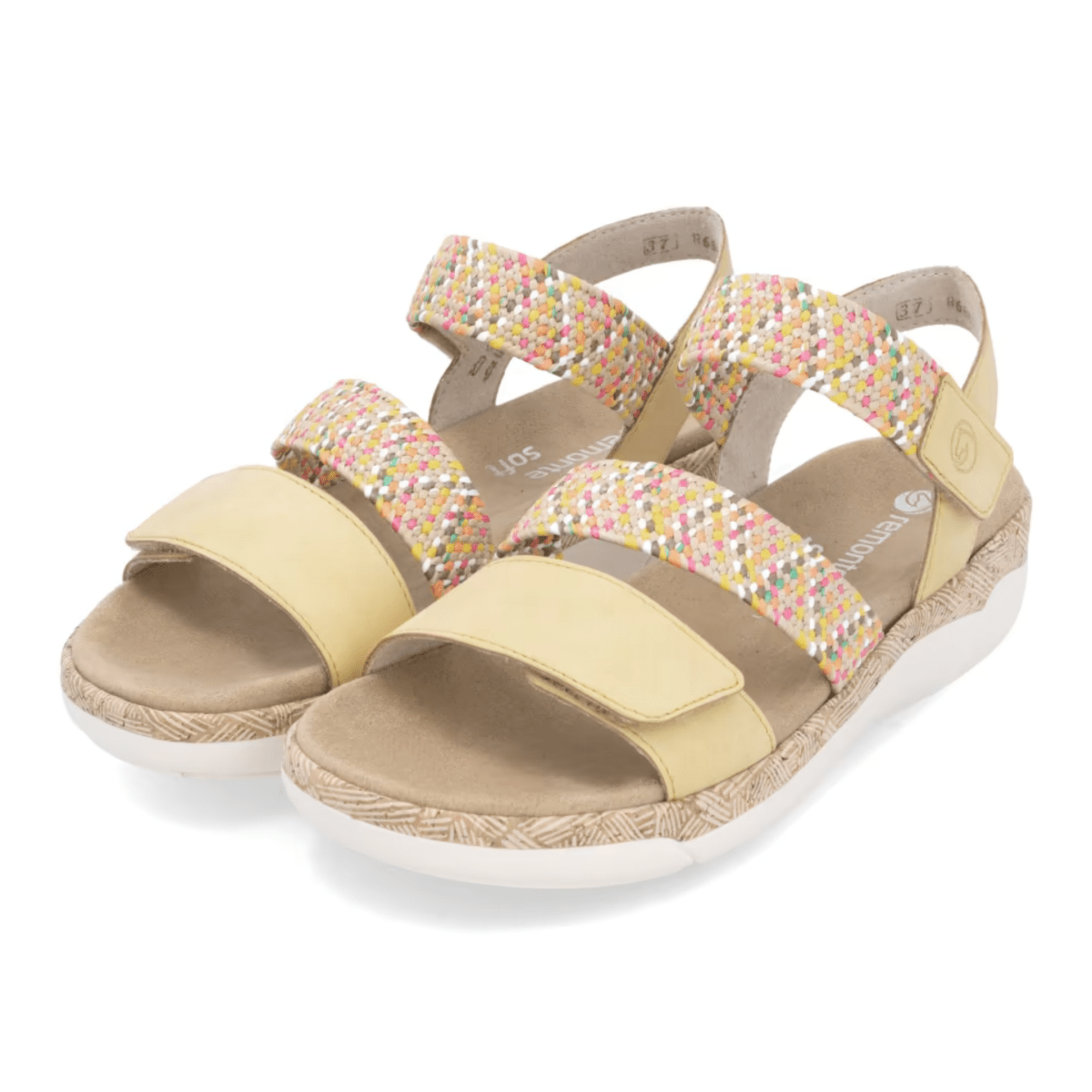 Rieker Women's R6861 - 68 Jocelyn Yellow Multi Leather - 9020630 - Tip Top Shoes of New York