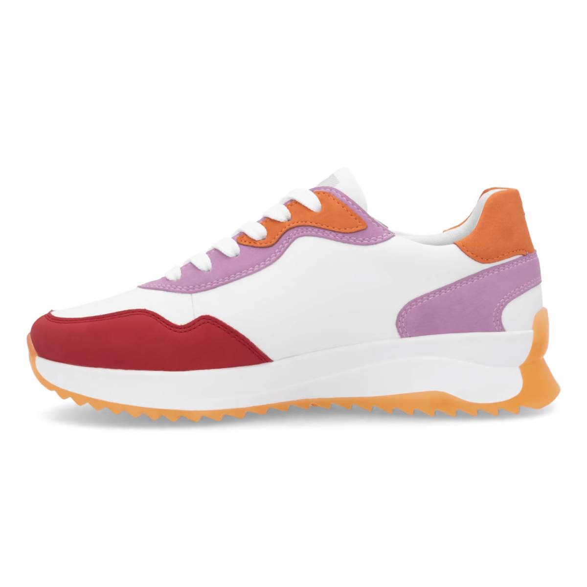 Rieker Women's W1308 - 80 Dhara Flame/White/Lilac/Pumpkin - 9020985 - Tip Top Shoes of New York