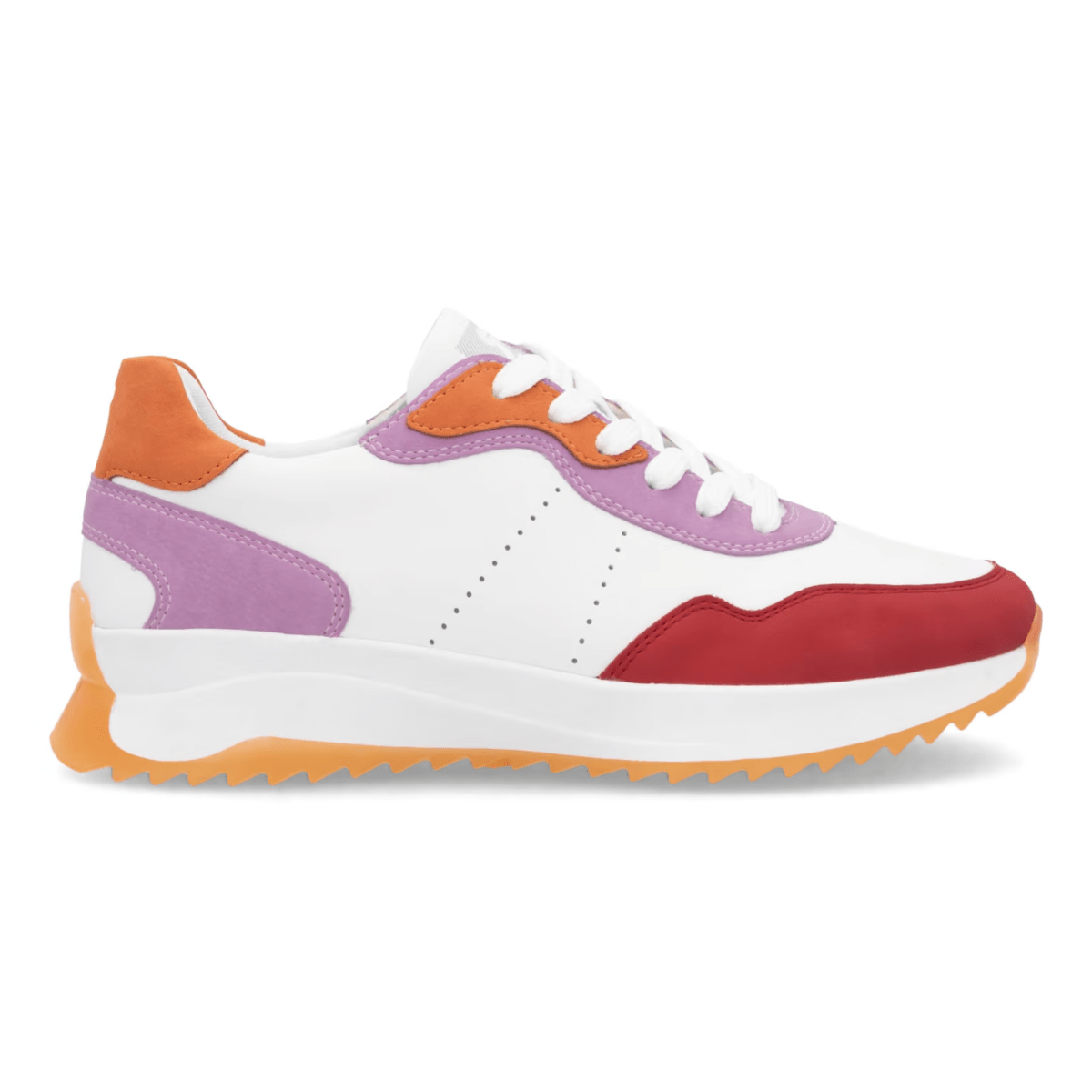 Rieker Women's W1308 - 80 Dhara Flame/White/Lilac/Pumpkin - 9020985 - Tip Top Shoes of New York