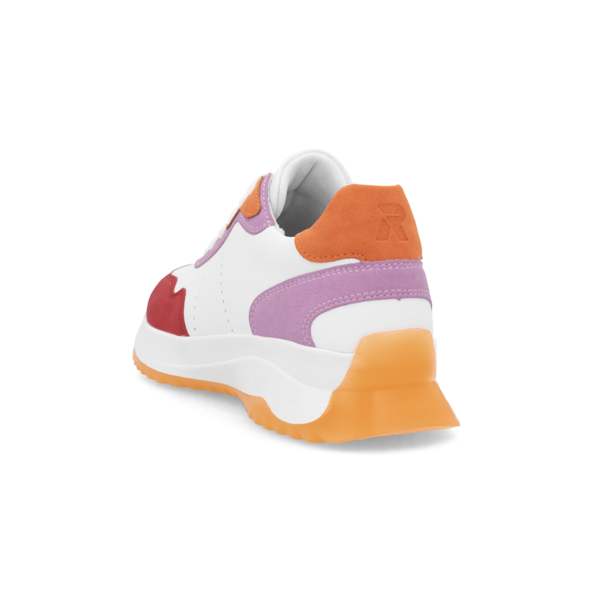 Rieker Women's W1308 - 80 Dhara Flame/White/Lilac/Pumpkin - 9020985 - Tip Top Shoes of New York