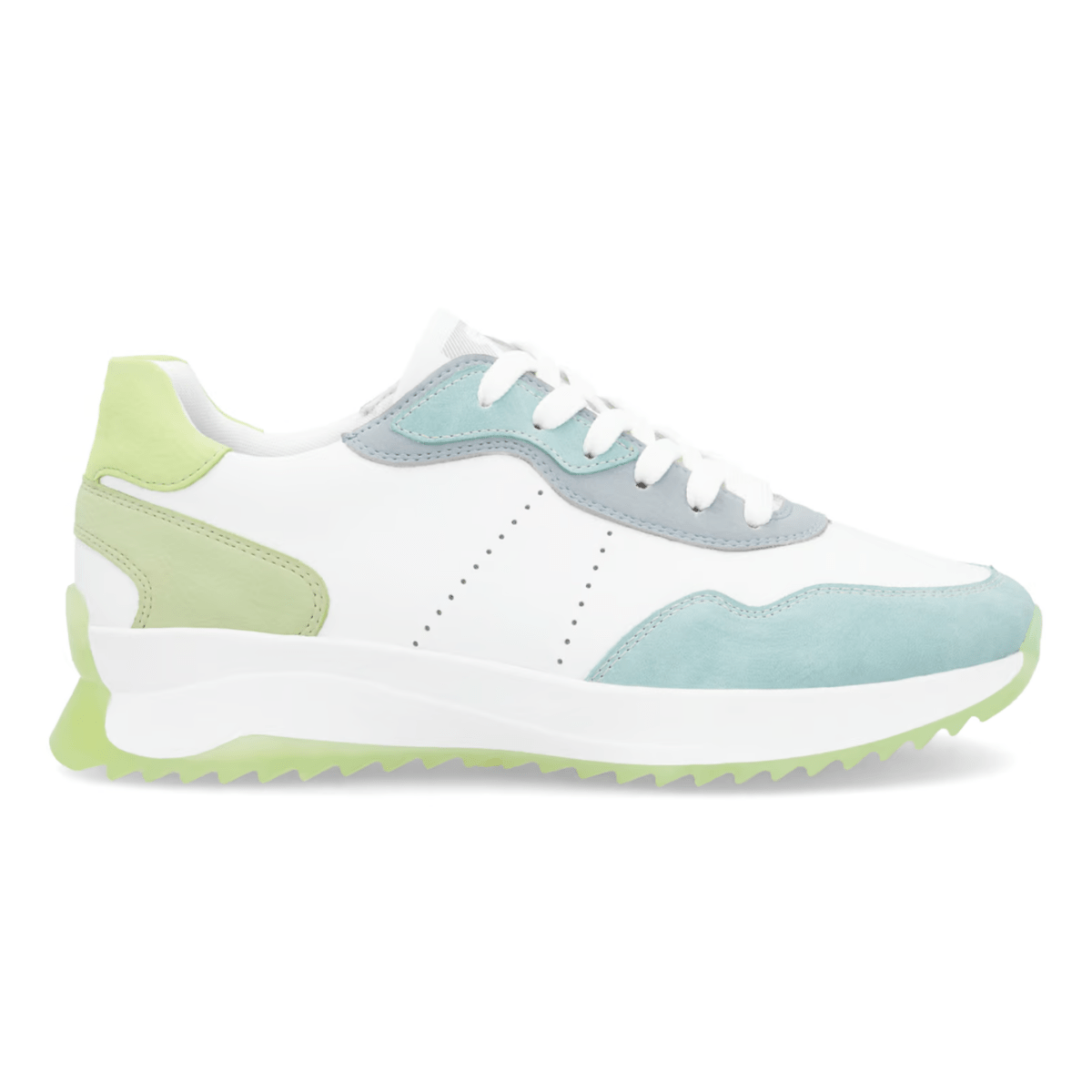 Rieker Women's W1308 - 81 Dhara Lagoon/White/Blue/Light Mint/Lime - 9020977 - Tip Top Shoes of New York