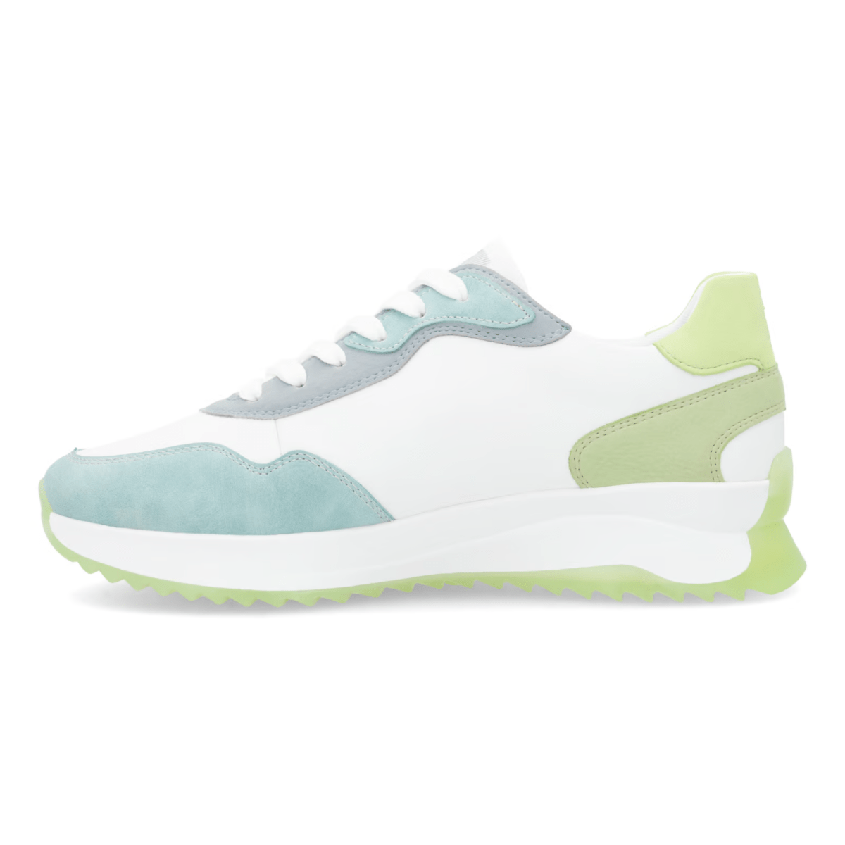 Rieker Women's W1308 - 81 Dhara Lagoon/White/Blue/Light Mint/Lime - 9020977 - Tip Top Shoes of New York