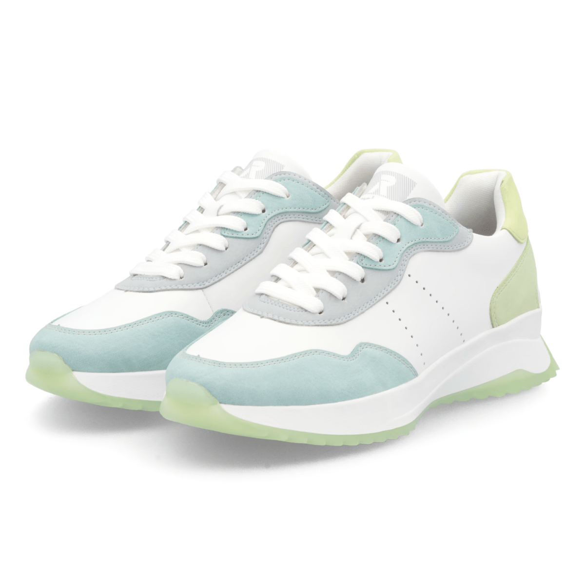 Rieker Women's W1308 - 81 Dhara Lagoon/White/Blue/Light Mint/Lime - 9020977 - Tip Top Shoes of New York