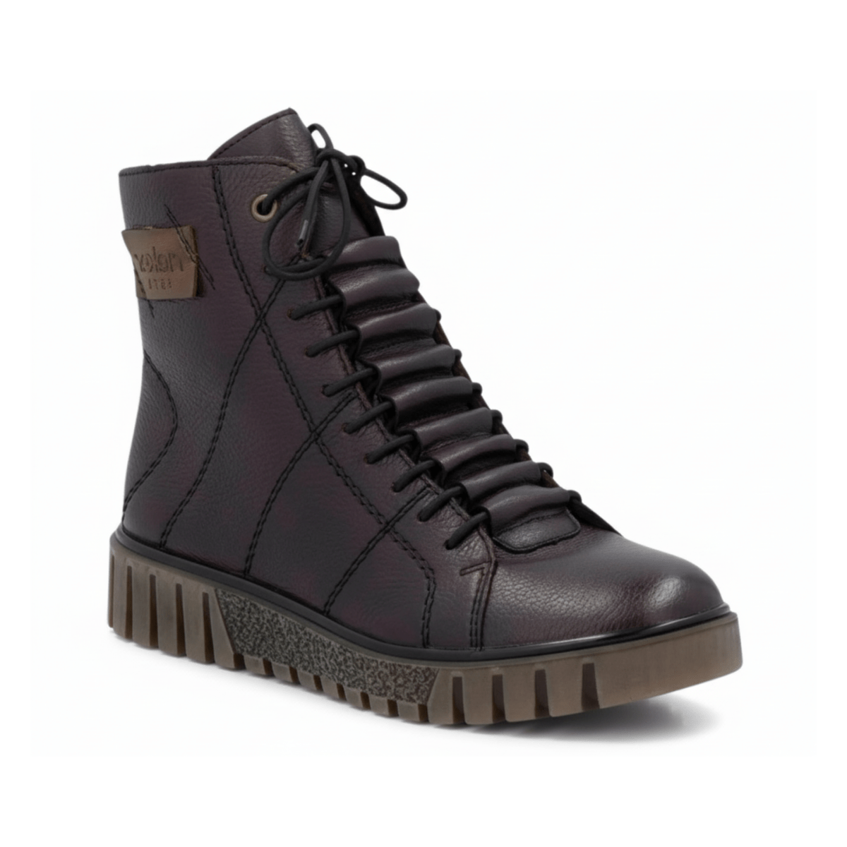 Rieker Women's Y3421 - 35 Dark Red Leather - 9018751 - Tip Top Shoes of New York