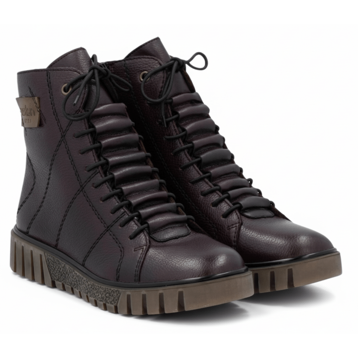 Rieker Women's Y3421 - 35 Dark Red Leather - 9018751 - Tip Top Shoes of New York