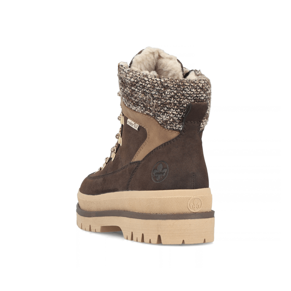 Rieker Women's Y6210-25 Dark Brown/Tan/Beige - 9034678 - Tip Top Shoes of New York