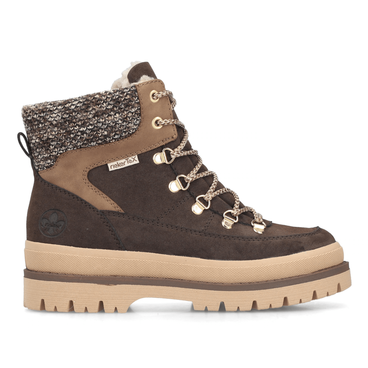 Rieker Women's Y6210-25 Dark Brown/Tan/Beige - 9034678 - Tip Top Shoes of New York