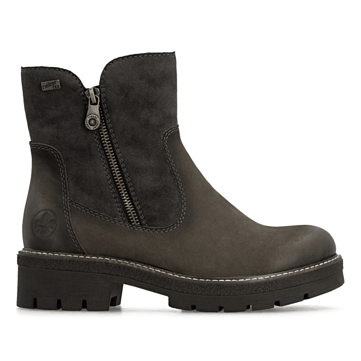 Rieker Women's Y8151-45 Smokey Dark Charcoal Waterproof - 9033032 - Tip Top Shoes of New York