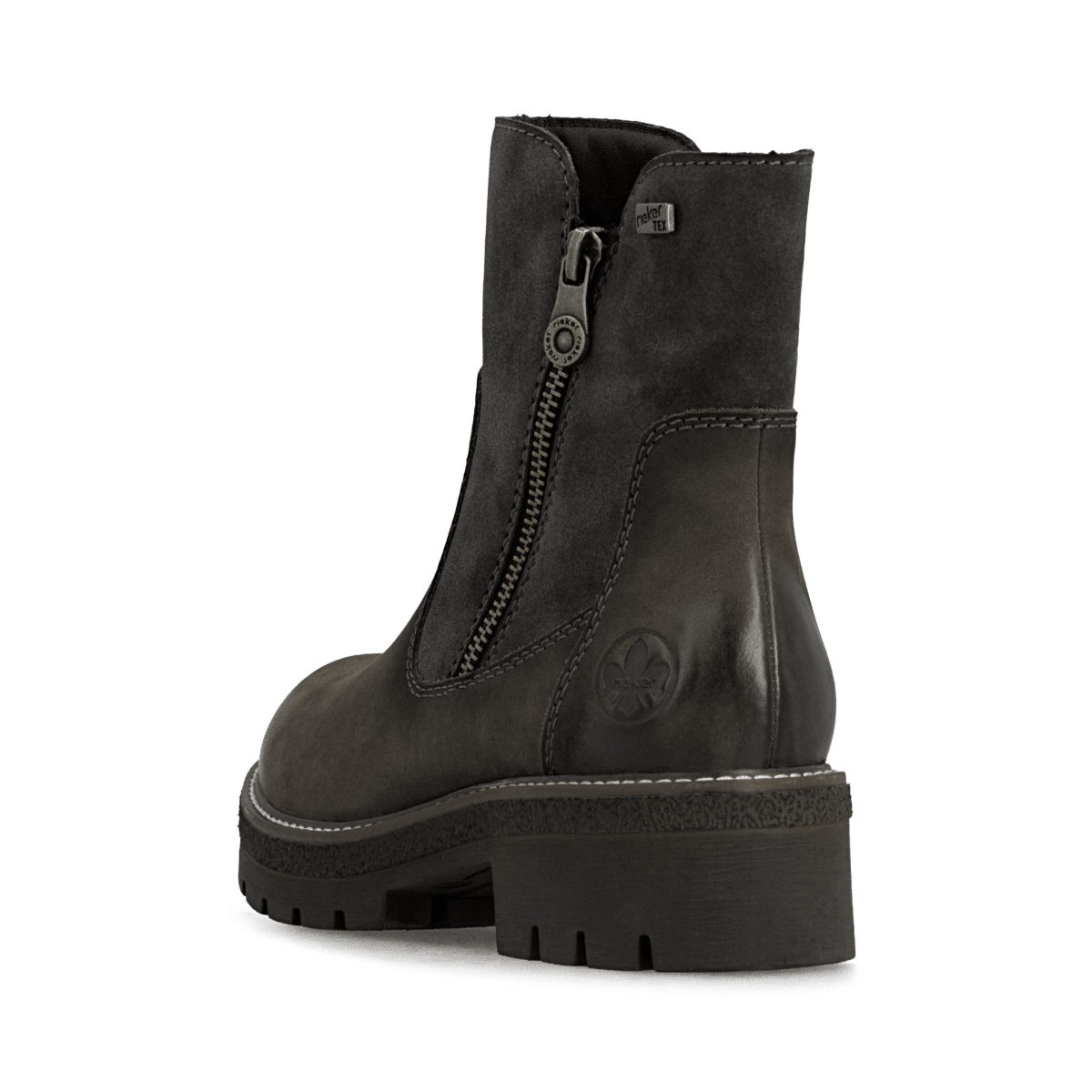 Rieker Women's Y8151-45 Smokey Dark Charcoal Waterproof - 9033032 - Tip Top Shoes of New York