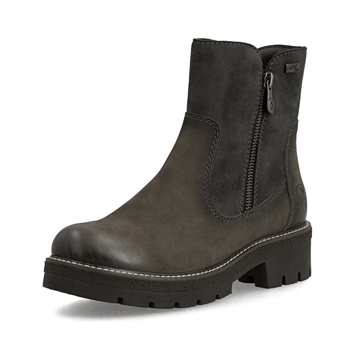 Rieker Women's Y8151-45 Smokey Dark Charcoal Waterproof - 9033032 - Tip Top Shoes of New York