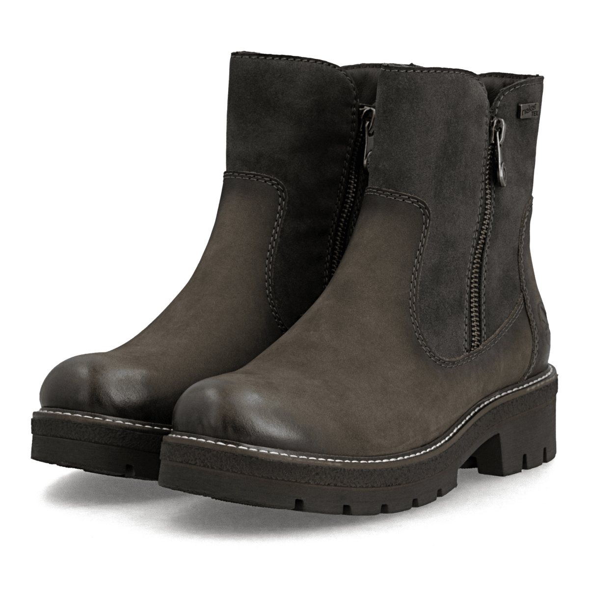 Rieker Women's Y8151-45 Smokey Dark Charcoal Waterproof - 9033032 - Tip Top Shoes of New York