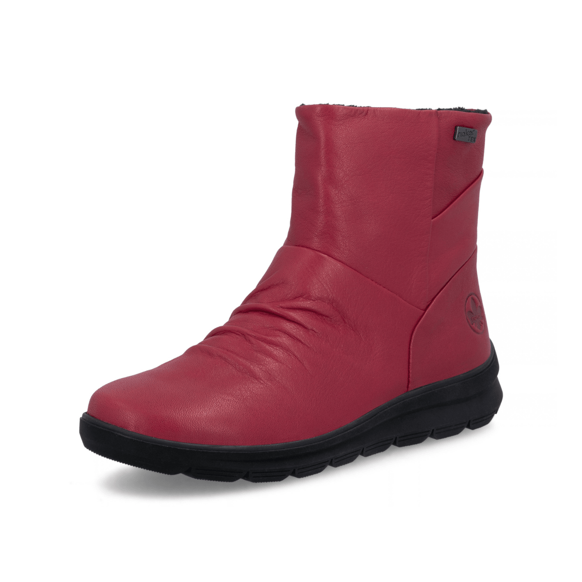 Rieker Women's Z0066-33 Red/Black Leather Waterproof - 9033047 - Tip Top Shoes of New York