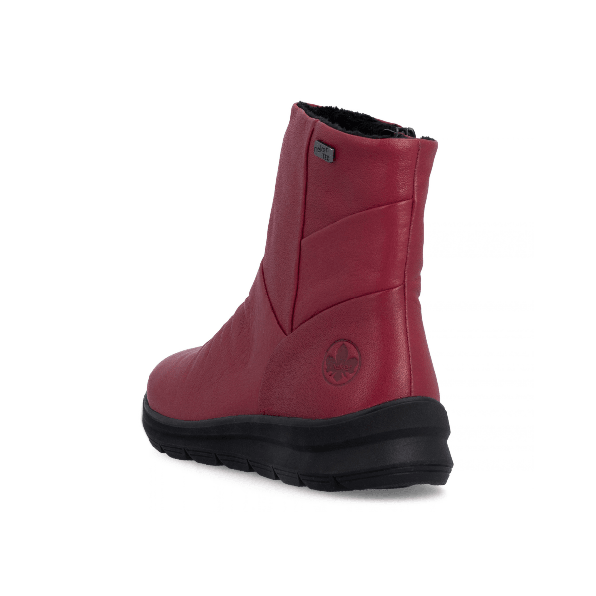 Rieker Women's Z0066-33 Red/Black Leather Waterproof - 9033047 - Tip Top Shoes of New York