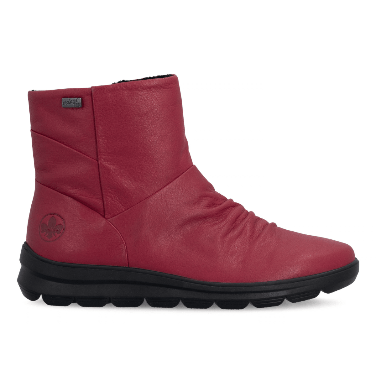 Rieker Women's Z0066-33 Red/Black Leather Waterproof - 9033047 - Tip Top Shoes of New York