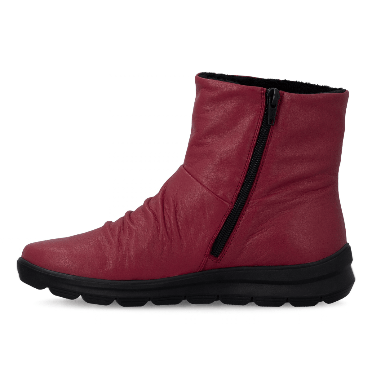 Rieker Women's Z0066-33 Red/Black Leather Waterproof - 9033047 - Tip Top Shoes of New York