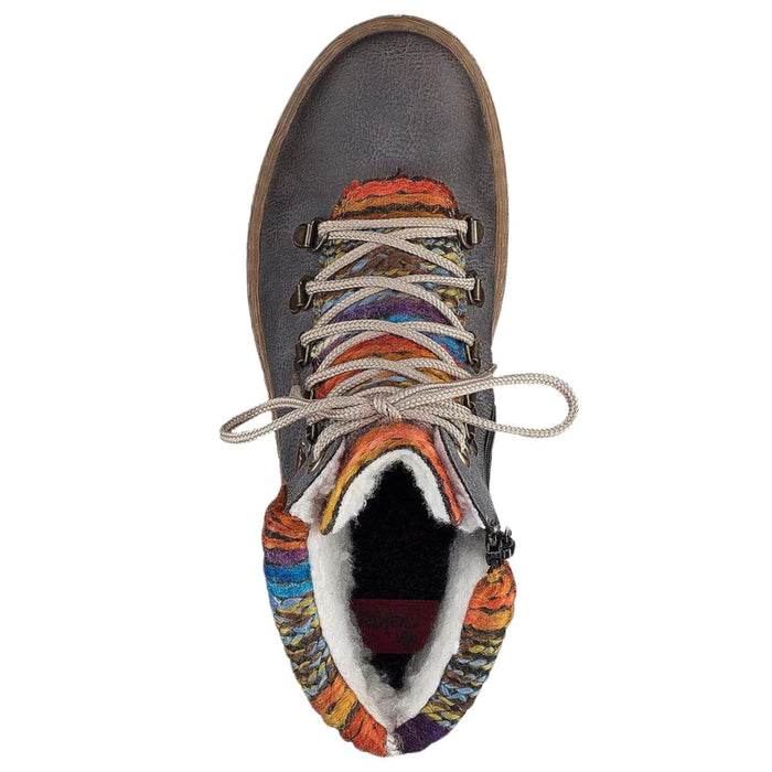 Rieker Women's Z6743 - 45 Felicitas Grey/Multi - 9016431 - Tip Top Shoes of New York