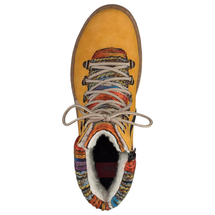 Rieker Women's Z6743 - 68 Felicitas Yellow/Multi - 9016439 - Tip Top Shoes of New York