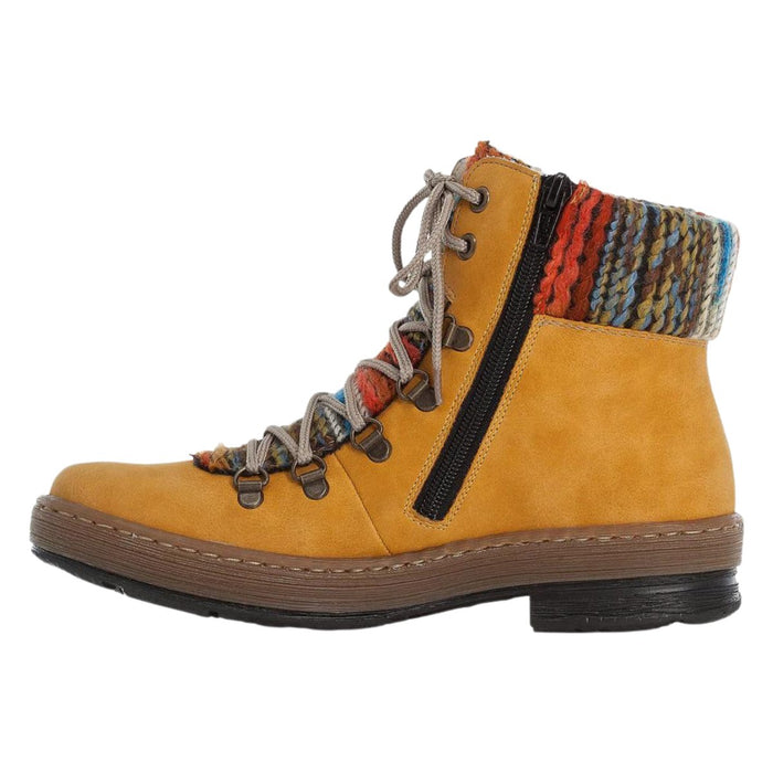 Rieker Women's Z6743 - 68 Felicitas Yellow/Multi - 9016439 - Tip Top Shoes of New York