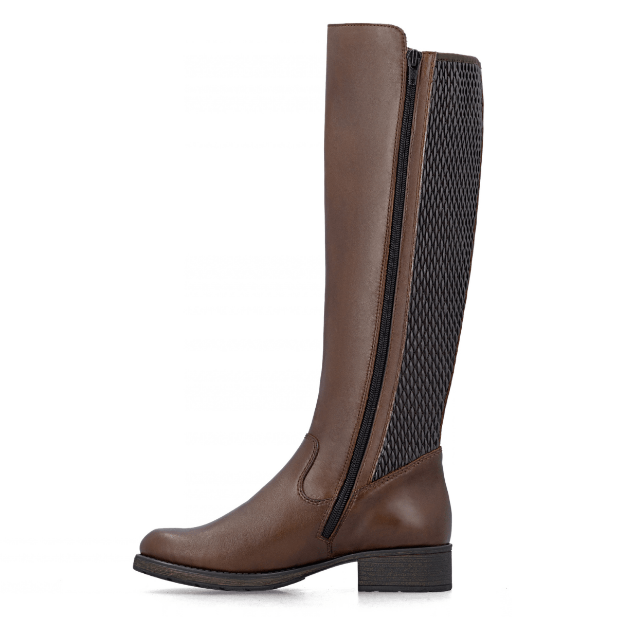 Rieker Women's Z9591-29 Ebony/Chestnut Leather - 9033064 - Tip Top Shoes of New York