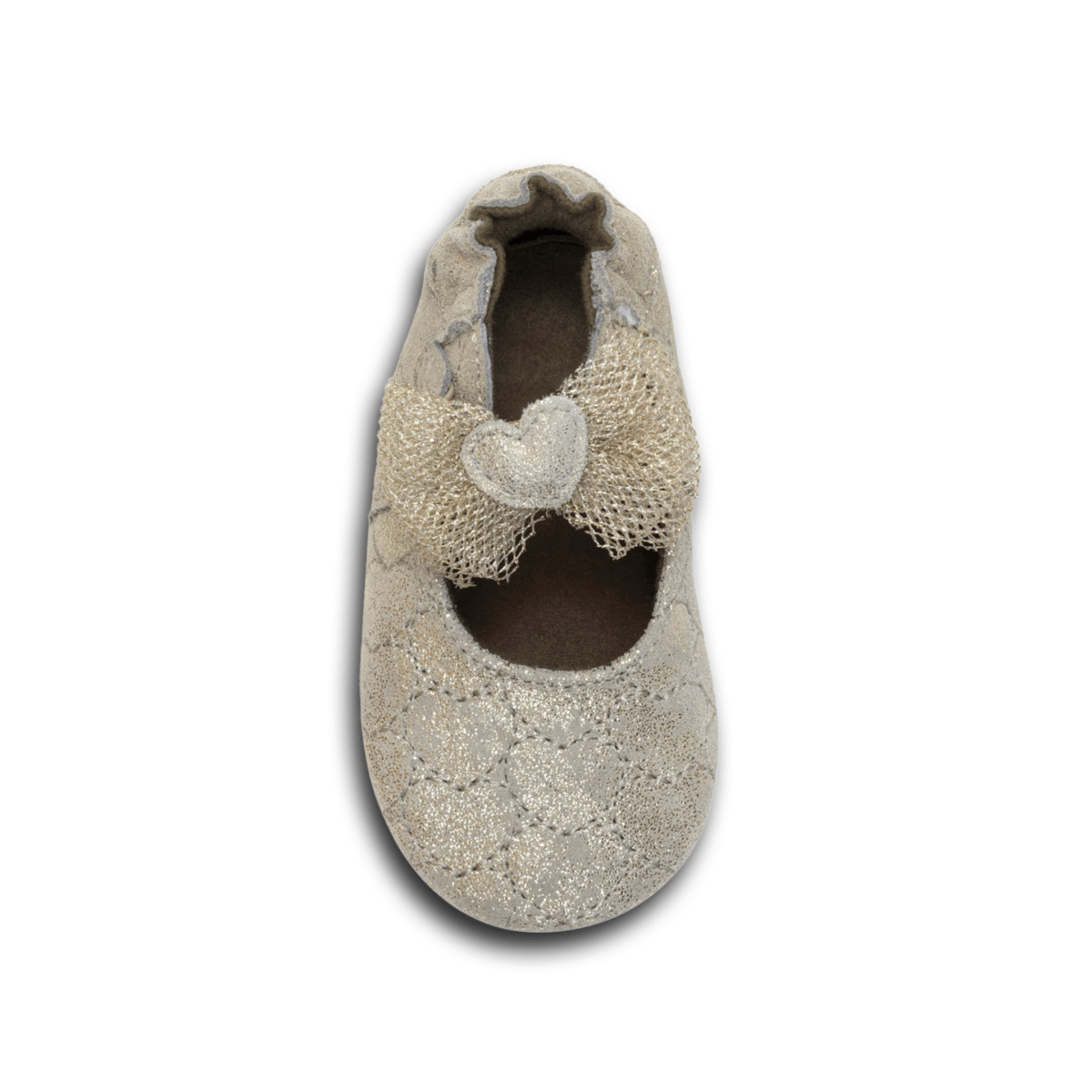 Robeez Toddlers' Desiree Gold Suede Soft Sole - 1102388 - Tip Top Shoes of New York