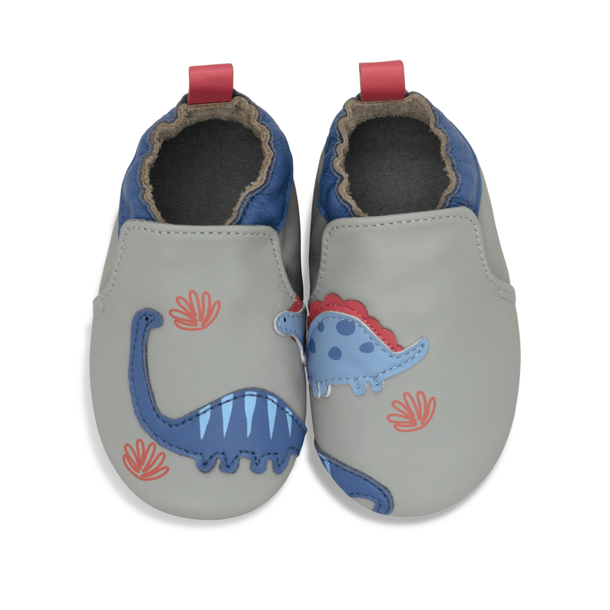 Robeez Toddlers' Dino Pals Grey - 1102367 - Tip Top Shoes of New York