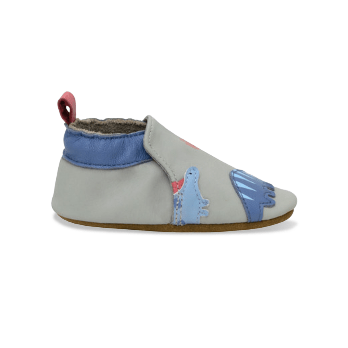 Robeez Toddlers' Dino Pals Grey - 1102367 - Tip Top Shoes of New York