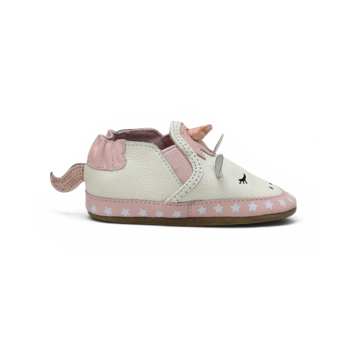 Robeez Toddlers Evie Unicorn White/Pink Soft Soles - 1079029 - Tip Top Shoes of New York