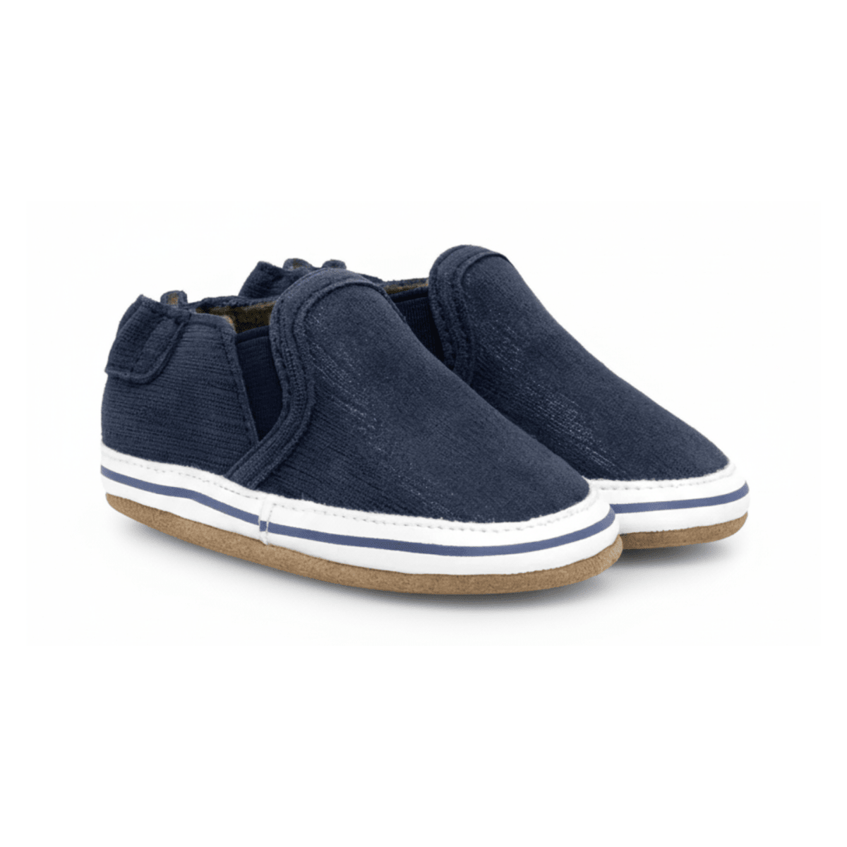 Robeez Toddlers Liam Basic Navy Blue Soft Soles - 1108965 - Tip Top Shoes of New York