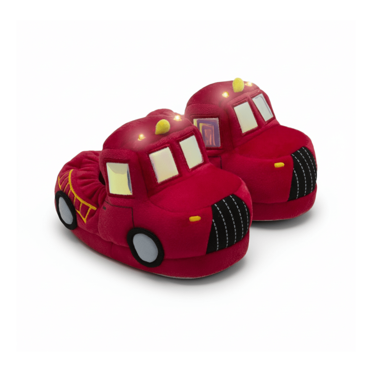 Robeez Toddlers Light - Up Fire Truck Slippers - 1063429 - Tip Top Shoes of New York