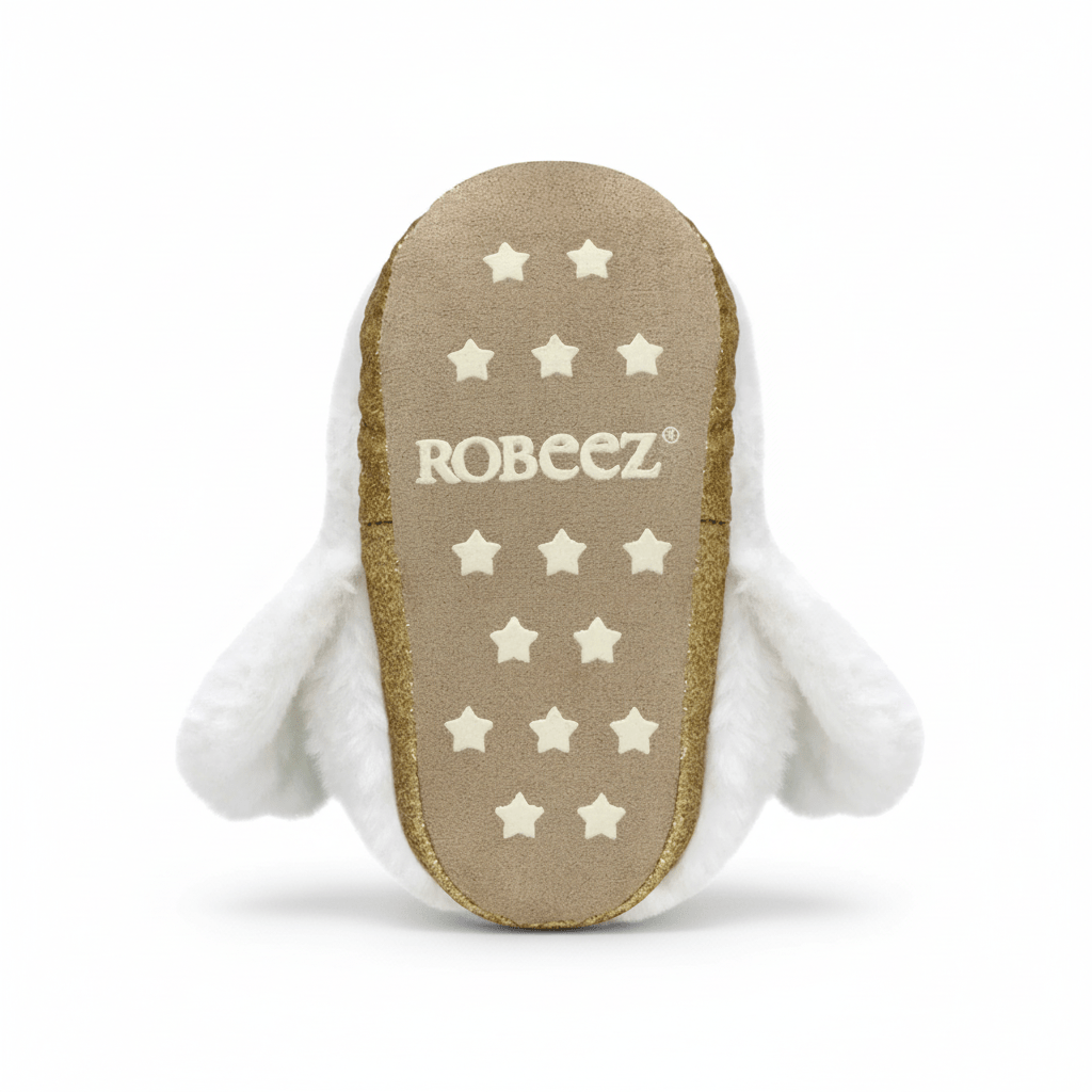 Robeez Toddlers' Light - Up Swan Princess Slippers White - 1102399 - Tip Top Shoes of New York