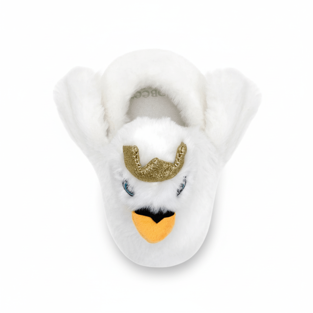 Robeez Toddlers' Light - Up Swan Princess Slippers White - 1102399 - Tip Top Shoes of New York