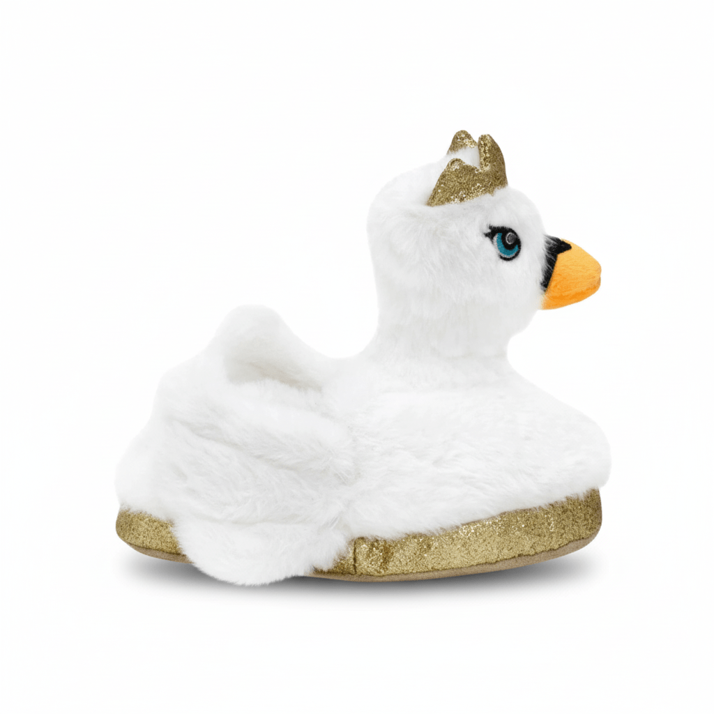 Robeez Toddlers' Light - Up Swan Princess Slippers White - 1102399 - Tip Top Shoes of New York