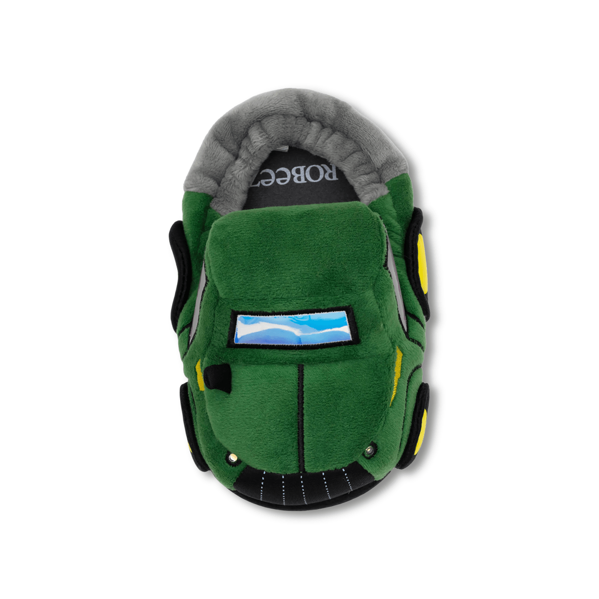 Robeez Toddlers Light - Up Tractor Slippers Green - 1102394 - Tip Top Shoes of New York