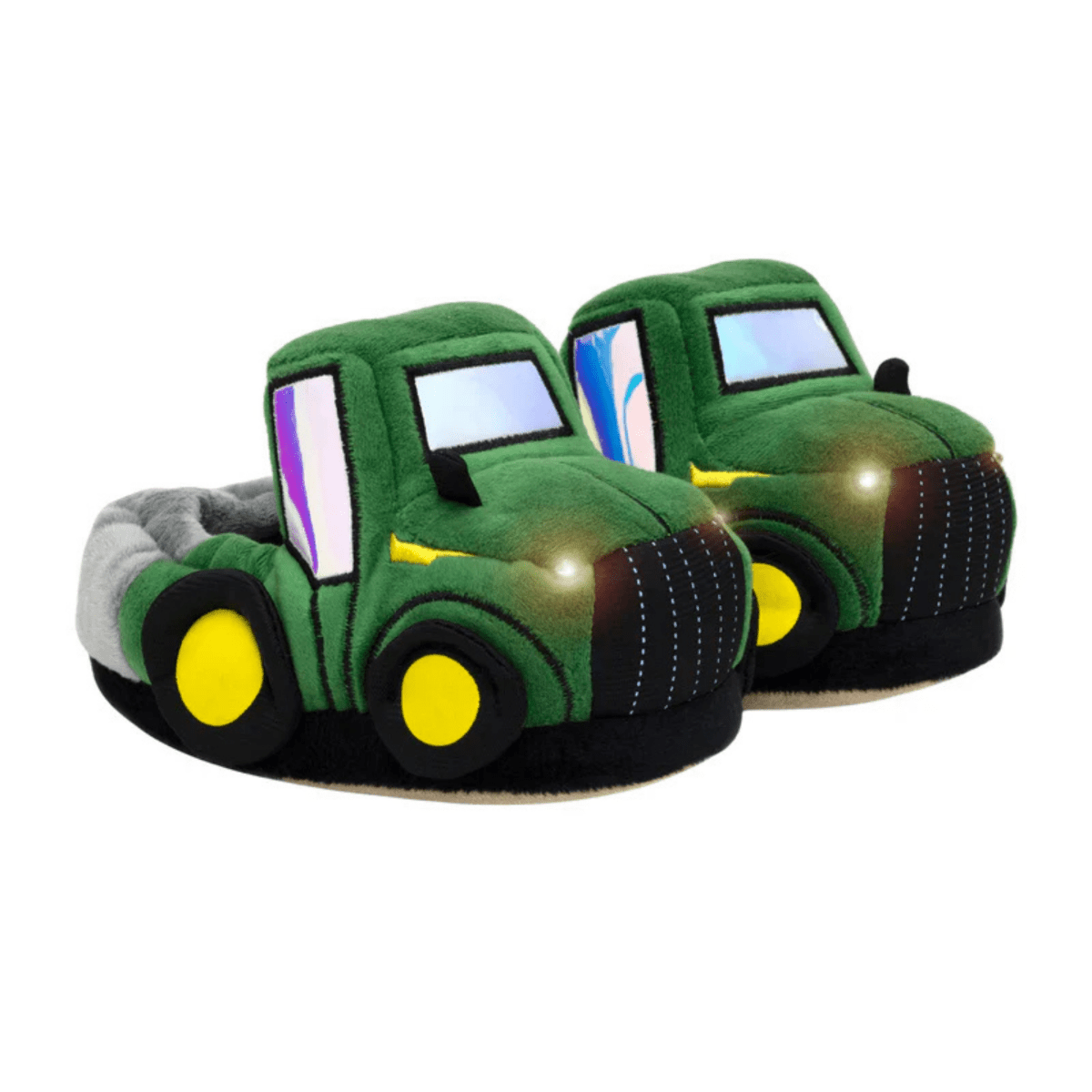Robeez Toddlers' Light - Up Tractor Slippers Green - 1102394 - Tip Top Shoes of New York