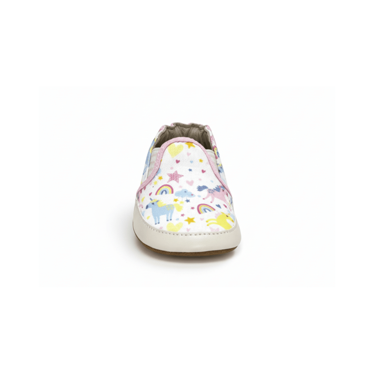 Robeez Toddlers Mini Unicorn White/Pink Soft Soles - 1110088 - Tip Top Shoes of New York