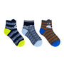 Robeez Toddler's Scout Critter 1/4 Socks 3 - Pack - 1090051 - Tip Top Shoes of New York