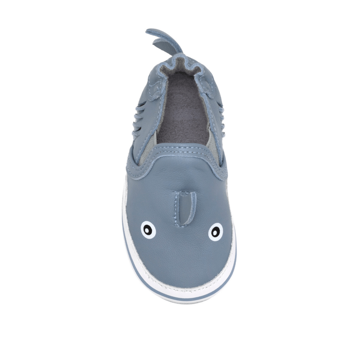Robeez Toddlers' Sebastian Shark Blue Soft Sole - 1098932 - Tip Top Shoes of New York