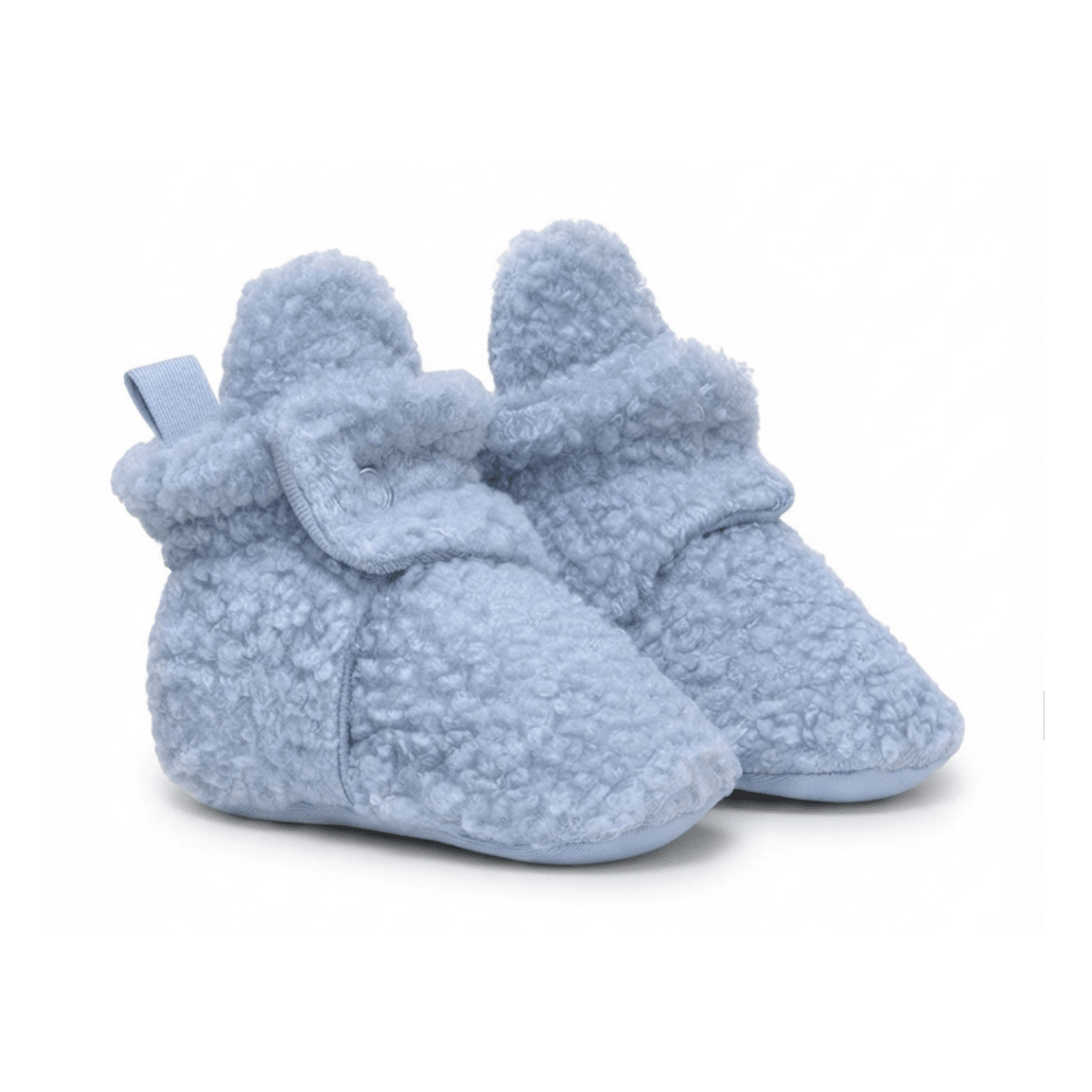 Robeez Toddlers Sherpa Snap Light Blue - 1117133 - Tip Top Shoes of New York