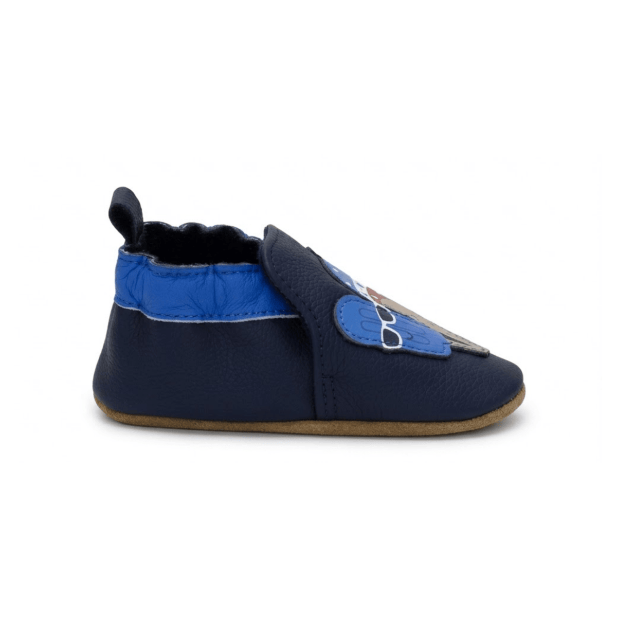Robeez Toddlers Stay Chill Navy Blue Soft Soles - 1108959 - Tip Top Shoes of New York
