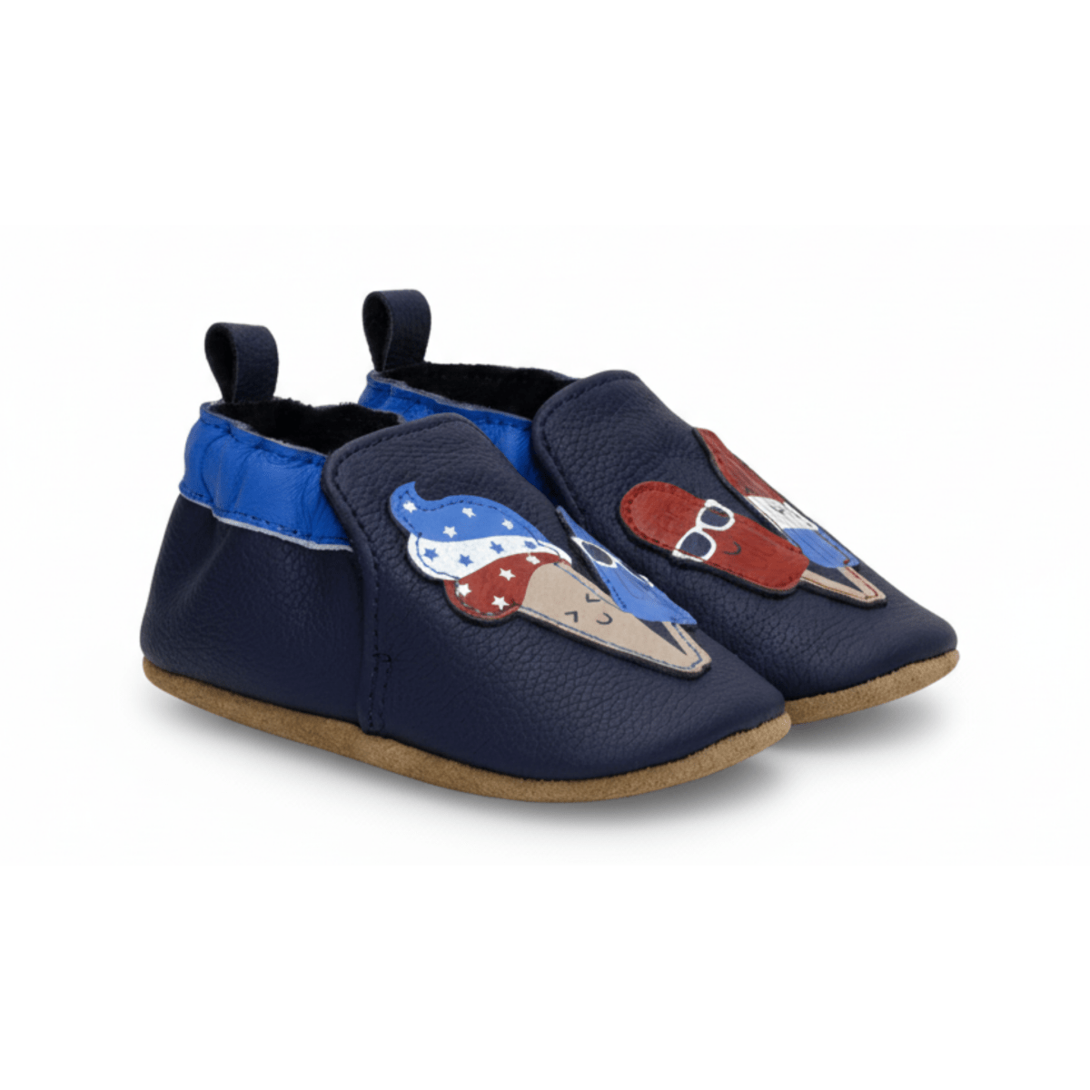 Robeez Toddlers Stay Chill Navy Blue Soft Soles - 1108959 - Tip Top Shoes of New York