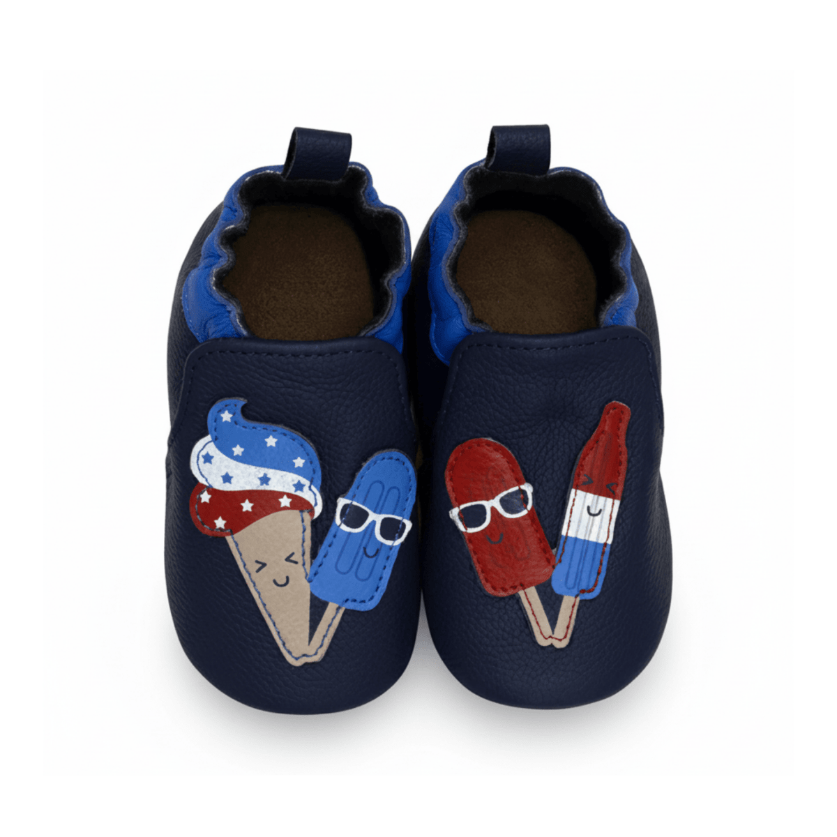 Robeez Toddlers Stay Chill Navy Blue Soft Soles - 1108959 - Tip Top Shoes of New York