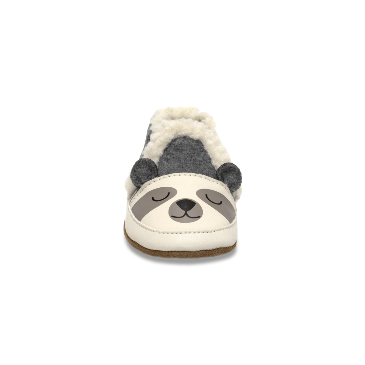 Robeez Toddlers' Sweet Panda Charcoal Grey Soft Sole - 1102374 - Tip Top Shoes of New York