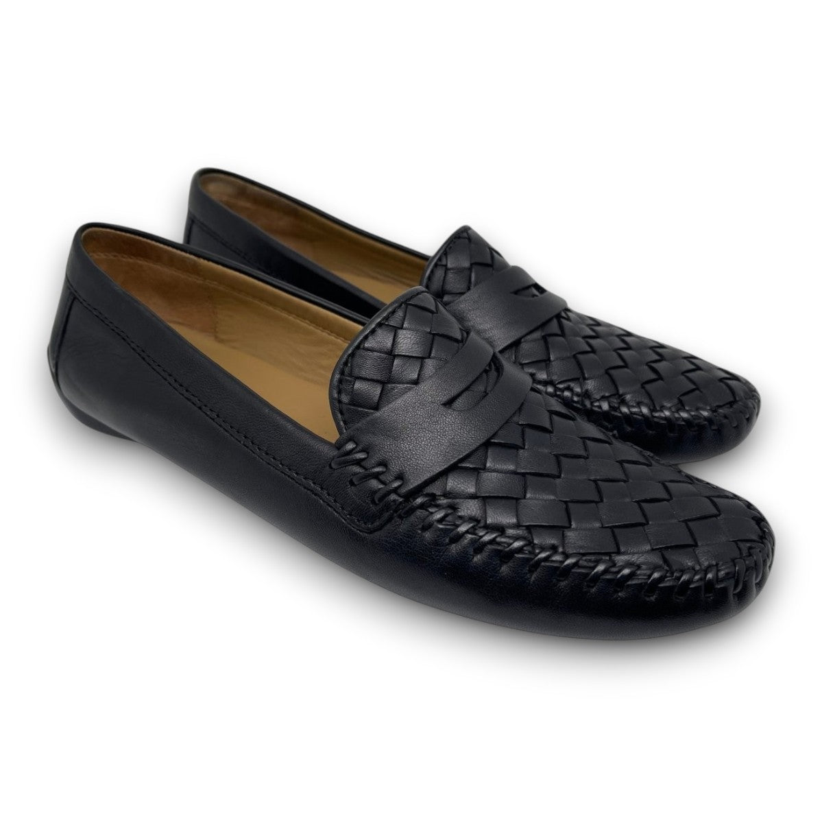 Robert Zur Women's Petra Black Woven Leather - 3018882 - Tip Top Shoes of New York