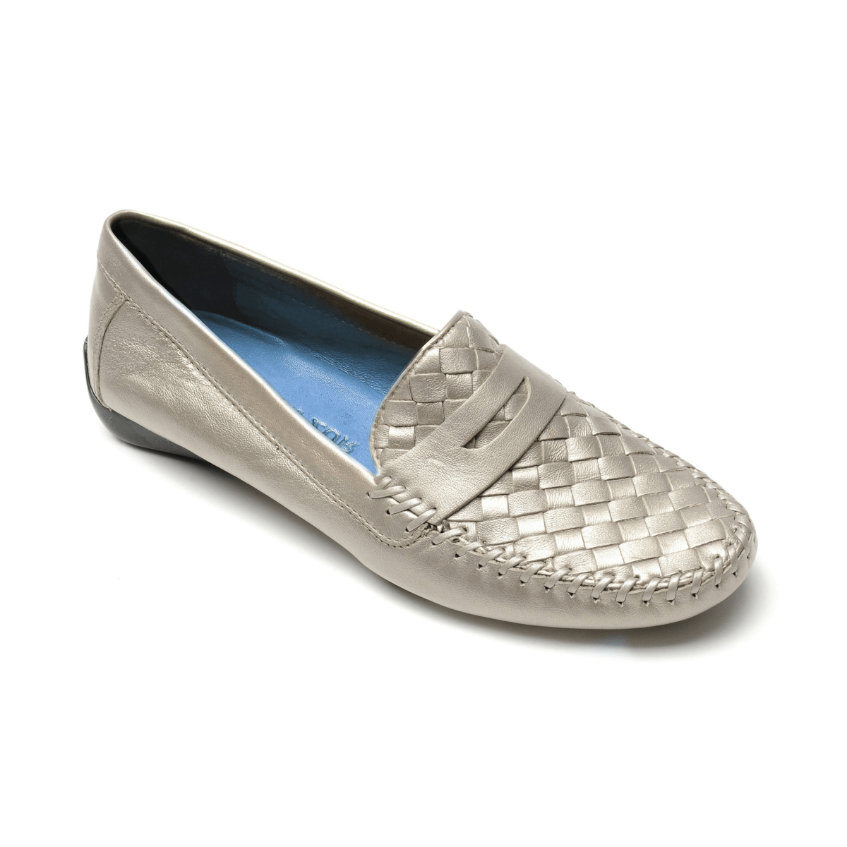 Robert Zur Women's Petra True Silver Woven - 10066403 - Tip Top Shoes of New York