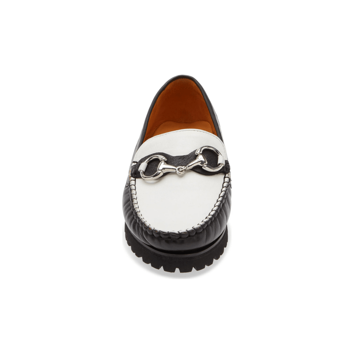 Robert Zur Women's Soho Black/White Leather - 10066435 - Tip Top Shoes of New York