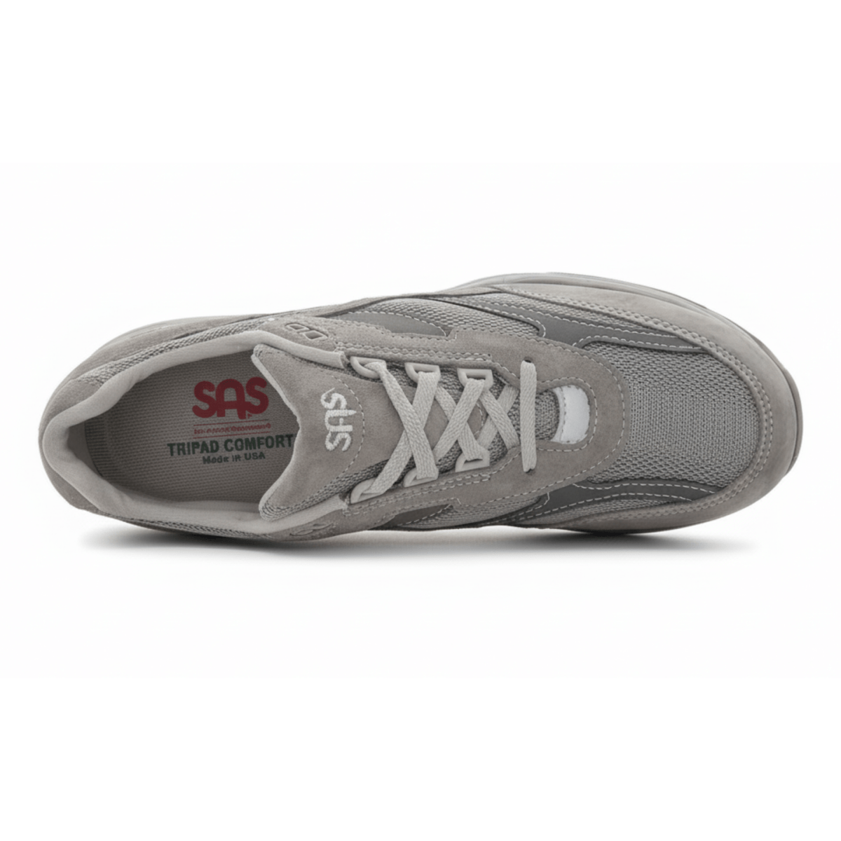 S A S Men's Journey Mesh Grey - 10012376 - Tip Top Shoes of New York