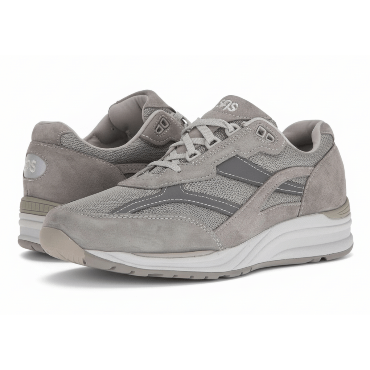 S A S Men's Journey Mesh Grey - 10012376 - Tip Top Shoes of New York